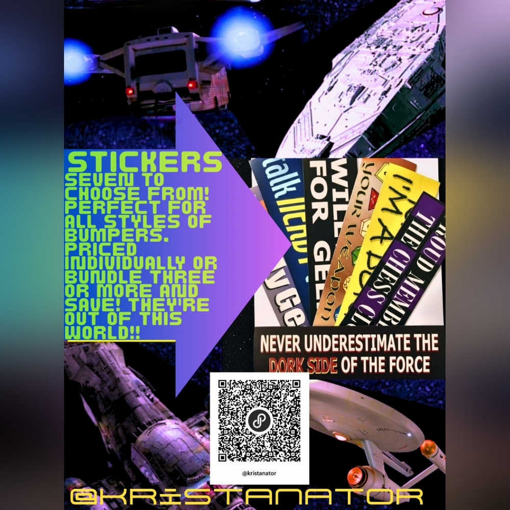 👽 💫 7 Super Great Stickers! Bundle Discount Applies🖖🏻👽